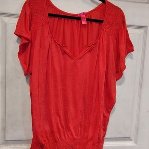Coral/Orange Blouse